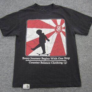 Lil Wayne Birdman IT Skate T-Shirt Black Counter Balance 2010s RARE Mens Medium